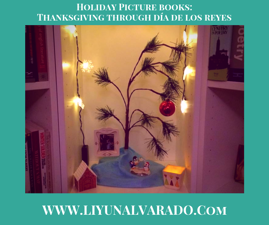 Holiday Picture Books (Charlie Brown Christmas Tree surrounded by Ornaments).