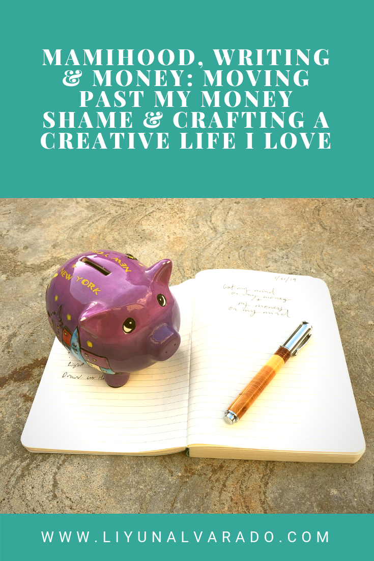 A piggy bank and pen sitting on a notebook. The title reads: 